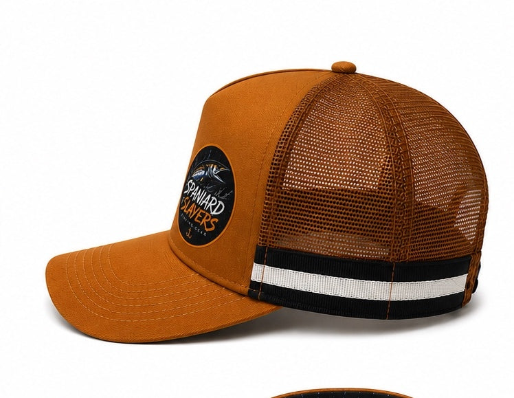 Spaniard Slayers Rust Trucker Hat